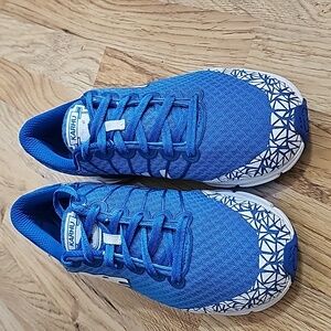 Men's Karhu athletic running shoe size 10 blue & white